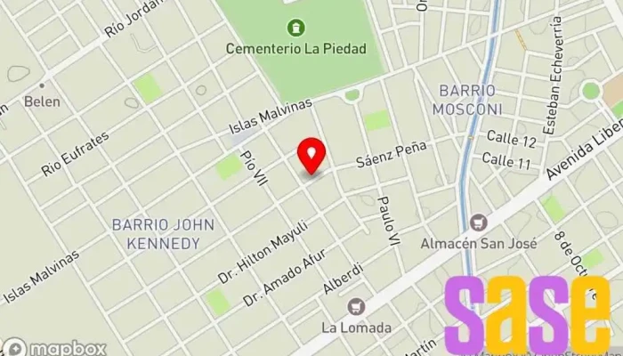 mapa de Casas De Electricidad Proveedor de repuestos de electrodomésticos en Santiago del Estero