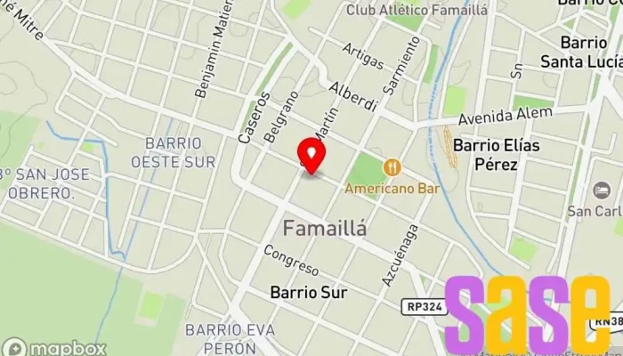 mapa de Castillo - Famaillá Tienda de electrónica, Tienda de iluminación, Tienda de motocicletas en Famaillá