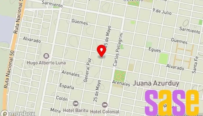 mapa de Castillo - Oran Tienda de electrónica, Tienda de artículos para el hogar, Tienda de motocicletas en San Ramon de la Nueva Oran