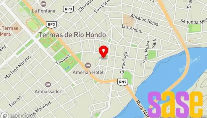 mapa de Castillo - Termas Tienda de electrónica, Tienda de motocicletas en Termas de Río Hondo