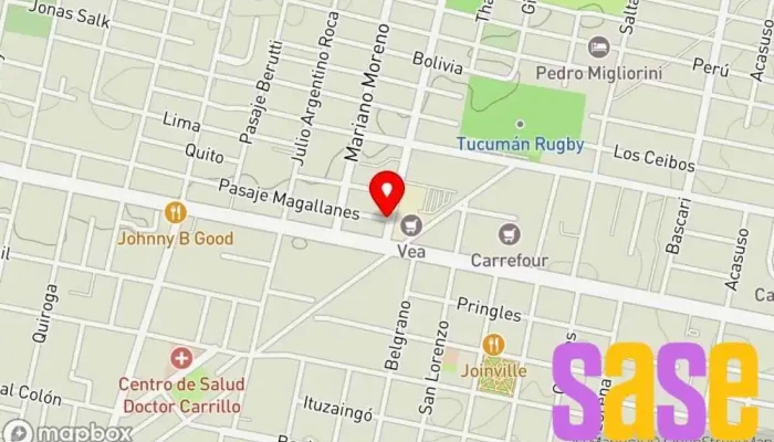 mapa de Castillo - Yerba Buena Tienda de electrónica, Tienda de motocicletas en Yerba Buena