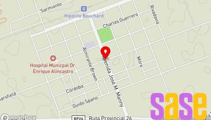 mapa de CBASHOP  en Buchardo