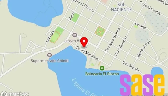 mapa de CCCV Internet Proveedor de servicios de Internet en Caá Catí