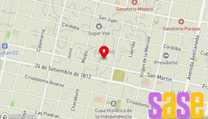 mapa de Celectro tecnología - Galería La Gran Vía Tienda de electrodomésticos en San Miguel de Tucumán