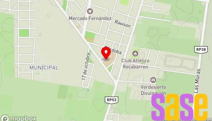mapa de C.E.N.S. Zonda Instituto de secundaria en Villa Basilio Nievas