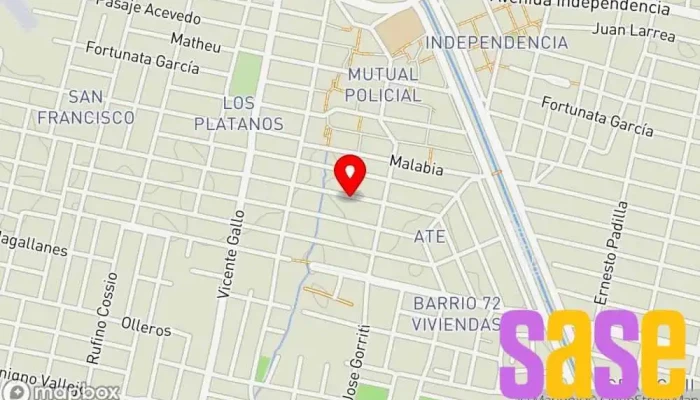 mapa de Centro de trabajo popular Mate Cocido Centro comunitario en San Miguel de Tucumán
