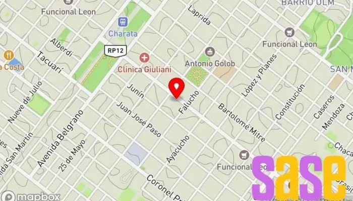 mapa de Centro Electrico Tienda de iluminación en Charata