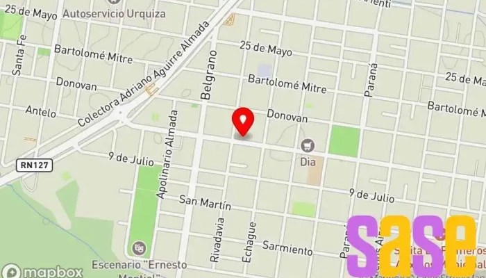 mapa de Centro Eléctrico Tienda de electrodomésticos en Federal