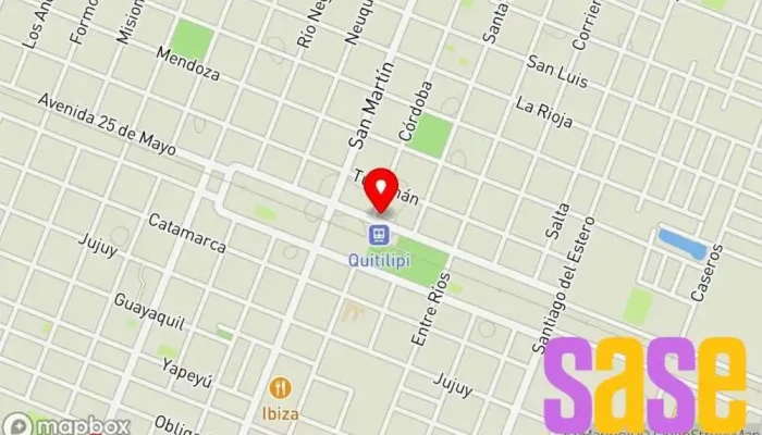 mapa de Cetrogar Tienda de electrónica, Tienda de informática, Tienda de motocicletas en Quitilipi