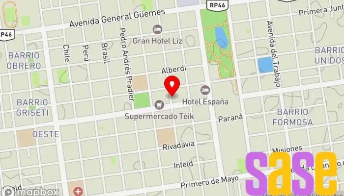mapa de Cetrogar Tienda de electrónica, Tienda de informática, Tienda de motocicletas en Tres Isletas