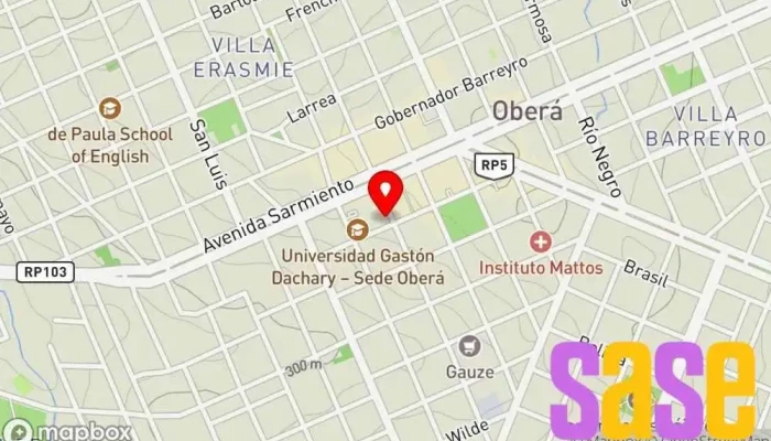 mapa de Cetrogar Tienda de electrónica, Tienda de informática, Tienda de motocicletas en Oberá