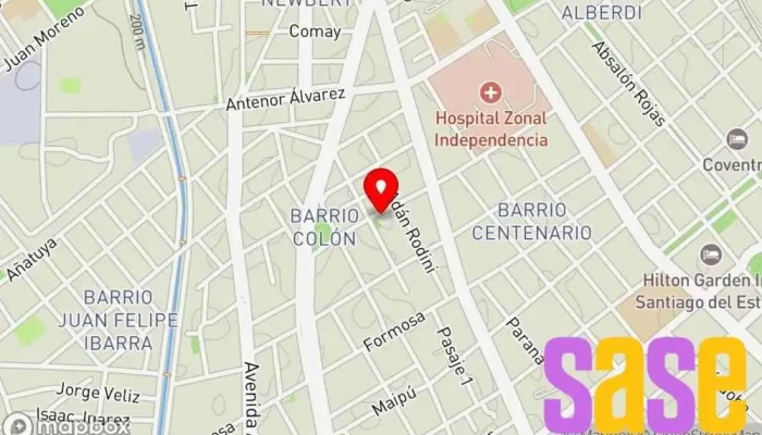 mapa de Chacarereando Radio Emisora de radio en Santiago del Estero