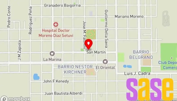 mapa de Chemes Tienda de electrónica en Santa Sylvina