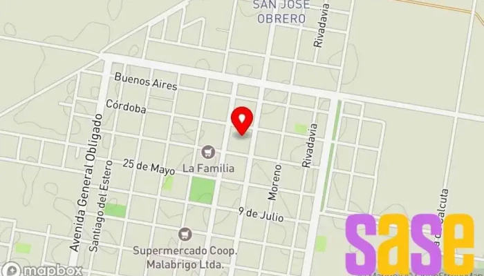 mapa de Chemes Tienda de electrodomésticos en Malabrigo