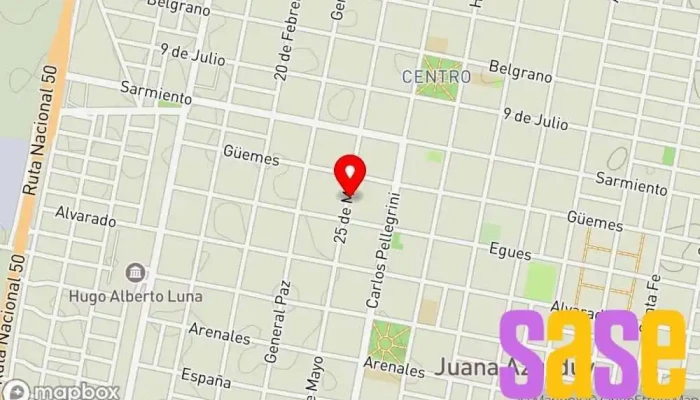mapa de Cibercon Tienda de informática, Consultora informática, Soporte y servicios informáticos en San Ramon de la Nueva Oran