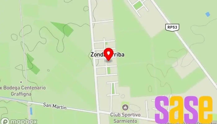 mapa de CIC Zonda Centro comunitario en Villa Basilio Nievas
