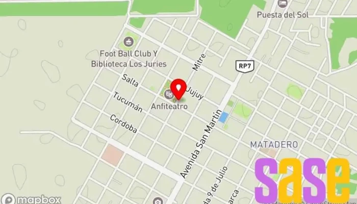 mapa de CLUB JURIES Club deportivo en Los Juries
