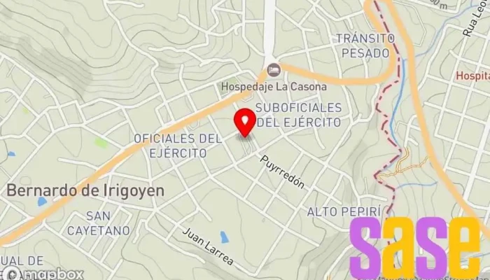 mapa de Comando Radio Electrico Bernardo de Irigoyen Policía nacional en Bernardo de Irigoyen