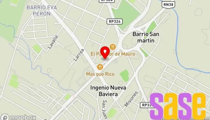 mapa de Compucar Taller de reparación de motores eléctricos, Tienda de repuestos para automóviles en Famaillá