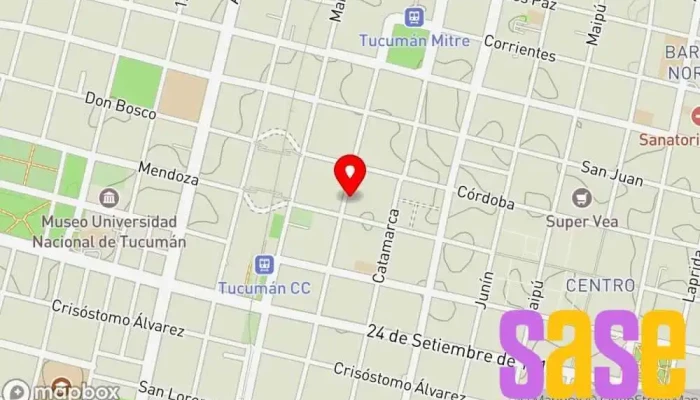 mapa de Computer - C Tienda de componentes electrónicos en San Miguel de Tucumán
