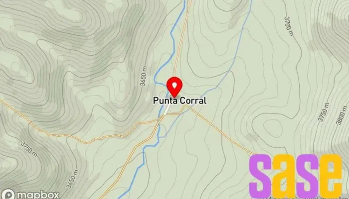 mapa de Comunidad de Punta Corral Iglesia en Tumbaya