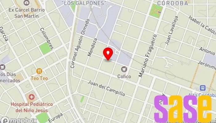 mapa de Conexión Electricidad Tienda de herramientas, Tienda de electricidad, Electricista, Contratista general, Diseñador de iluminación de paisajismo, Tienda de iluminación en Córdoba