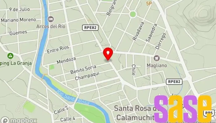 mapa de CONTACTO REPUESTOS-AUTOPARTES ELECTRICAS DEL AUTOMOTOR Comercio en Santa Rosa de Calamuchita