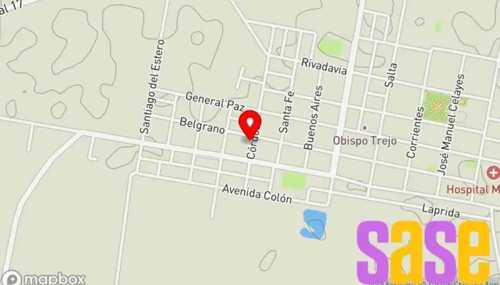 mapa de Coop De Serv Pub Y Viv O Ispo Trejo Ltda Oficinas de empresa en Obispo Trejo