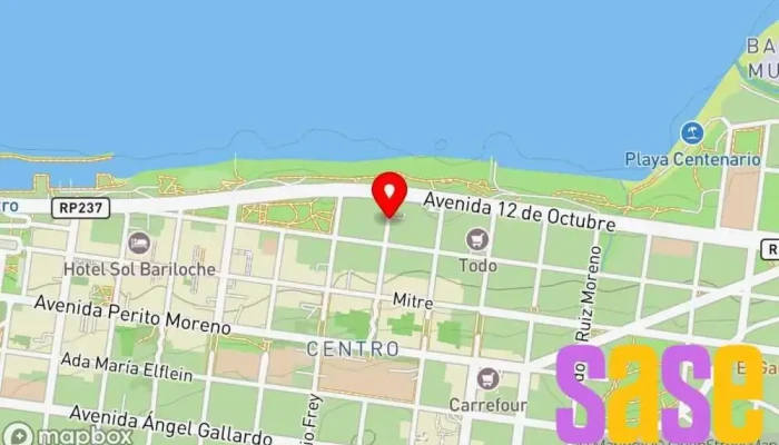 mapa de Cooperativa de Electricidad Bariloche Ltda. Compañía eléctrica en San Carlos de Bariloche