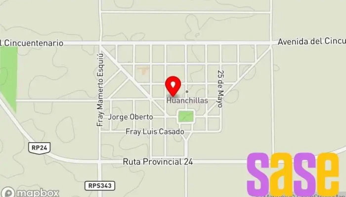 mapa de Cooperativa de Electricidad y Servicios Anexos de Huanchilla Ltda Compañía eléctrica en Huanchilla