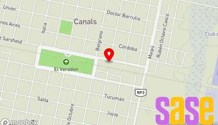 mapa de Cooperativa de Obras Y Servicios Públicos De Canals Contratista de servicios públicos en Canals