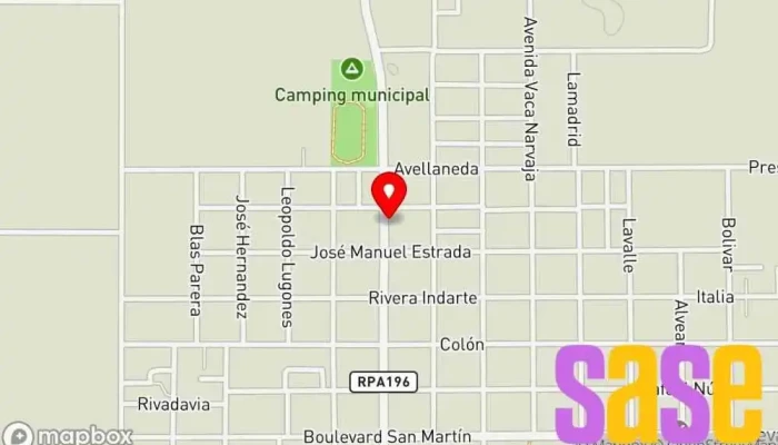 mapa de Cooperativa de Provisión de Obras y Servicios Públicos Balnearia Ltda. Proveedor de servicios de Internet en Balnearia