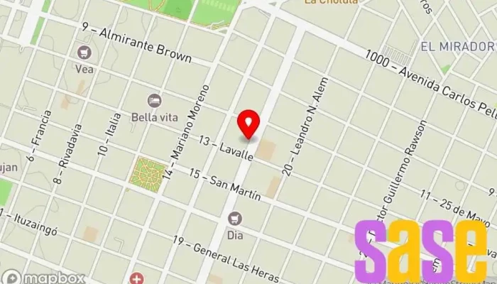 mapa de Cooperativa Eléctrica de Luján Compañía eléctrica, Tienda de electrodomésticos, Cementerio, Empresa de hormigonado, Funeraria, Proveedor de servicios de Internet, Proveedor de hormigón preparado, Compañía telefónica, Compañía suministradora de agua en Luján