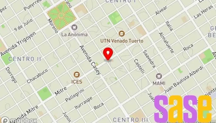 mapa de Cooperativa Eléctrica de Venado Tuerto Compañía eléctrica en Venado Tuerto