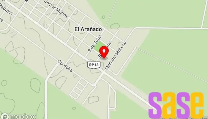 mapa de Cooperativa Eléctrica El Arañado Compañía eléctrica en El Arañado