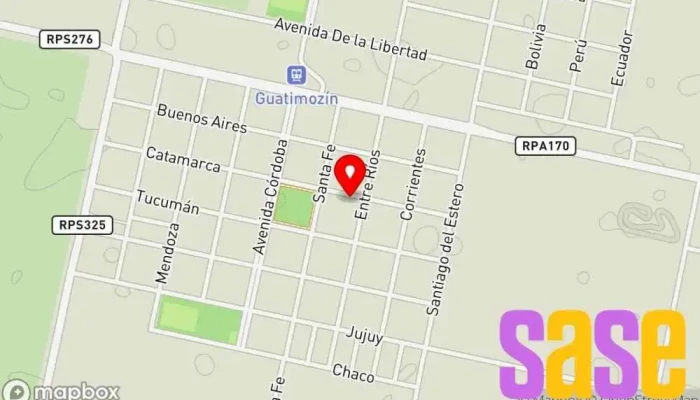 mapa de Cooperativa Electrica Guatimozin Compañía eléctrica en Guatimozin