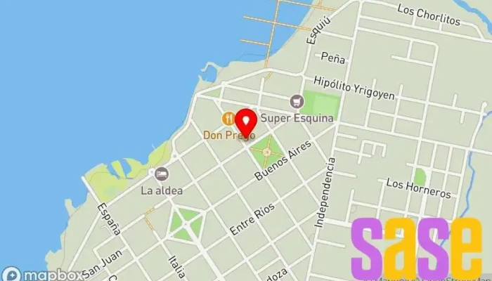 mapa de Cooperativa Electrica Compañía eléctrica en Miramar de Ansenuza