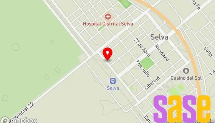 mapa de Cooperativa Electrica Rivadavia Ltda Centro comercial en Selva