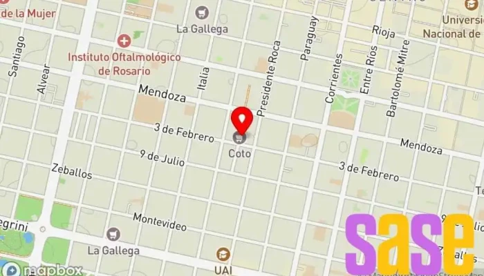 mapa de COTO Supermercado, Tienda de electrodomésticos, Carnicería, Tienda de alimentación, Tienda de descuento, Pescadería en Santa Fe