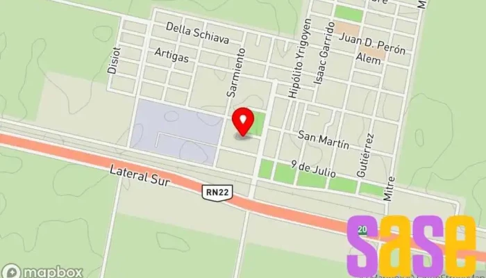 mapa de CR Diversiones Salón para eventos en Gral. Enrique Godoy