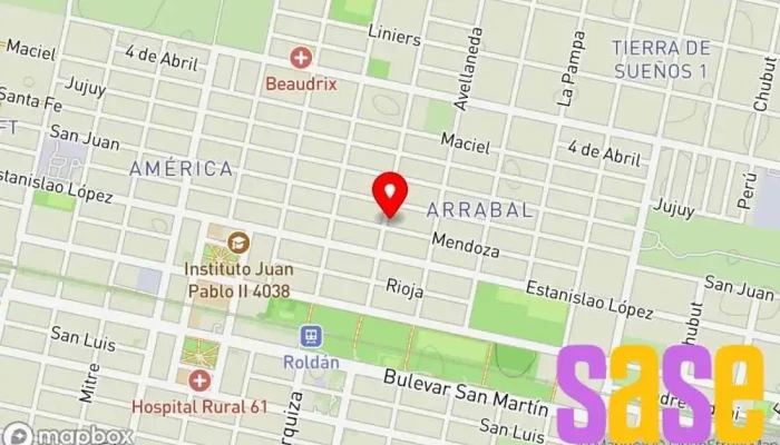 mapa de C&R Soluciones integrales Electricista, Instalador de gas, Fontanero en Roldán