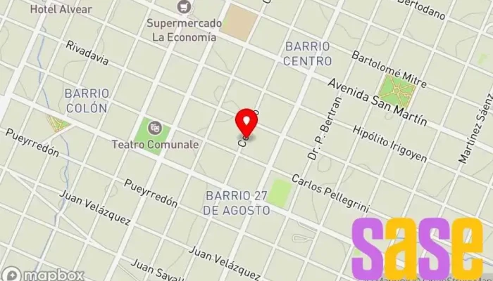 mapa de Cromo Electricidad E Iluminacion Comercio en Santo Tomé