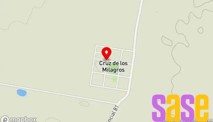mapa de Cruz de los Milagros  en Cruz de los Milagros