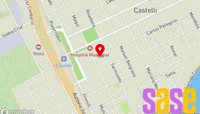 mapa de CUECCA Compañía eléctrica, Tienda de electrodomésticos, Proveedor de servicios de Internet en Castelli