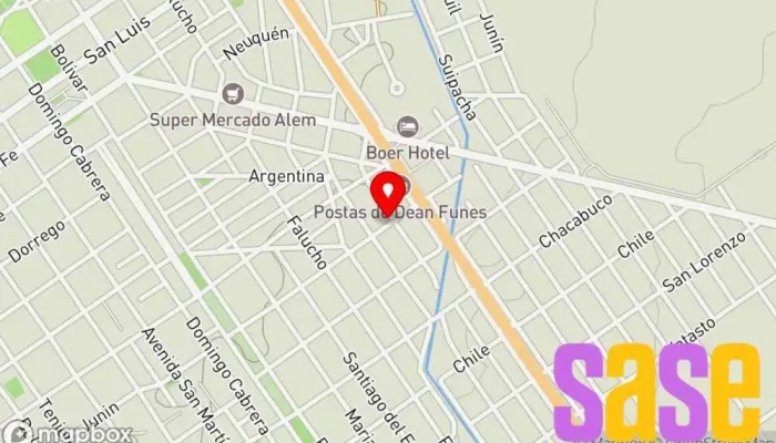 mapa de D Y D ELECTRICIDAD Taller de reparación de automóviles en Dean Funes