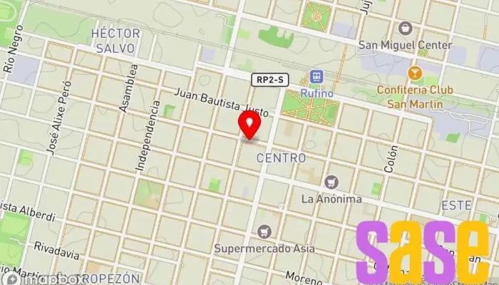mapa de DAGO Iluminación Tienda de electricidad en Rufino