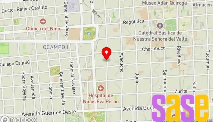 mapa de Data Chip Electrónica Tienda de componentes electrónicos, Tienda de electrónica en San Fernando del Valle de Catamarca