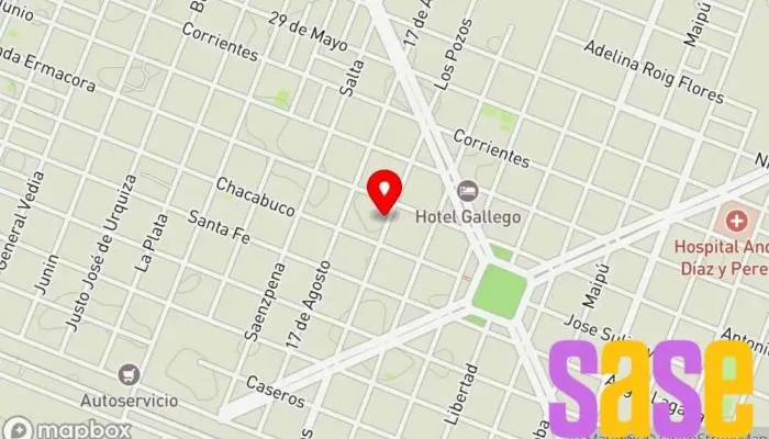 mapa de Datty Electricidad Tienda de artículos para el hogar en Machagai