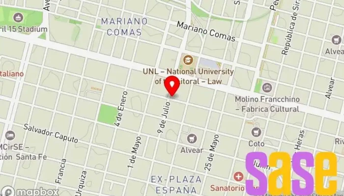 mapa de Dayco Repuestos Recoleta Proveedor de repuestos de electrodomésticos, Tienda de electrónica, Tienda de artículos para el hogar en Santa Fe de la Vera Cruz