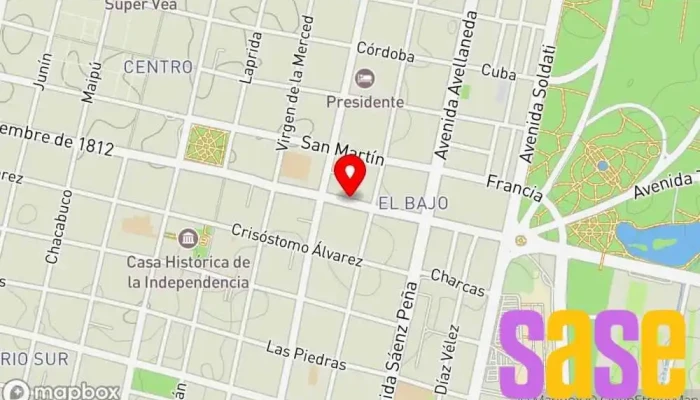 mapa de DC Electrónica Tucuman Tienda de electrodomésticos, Tienda de accesorios para móviles, Tienda de accesorios informáticos, Tienda de artículos para el hogar, Tienda de herramientas en San Miguel de Tucumán